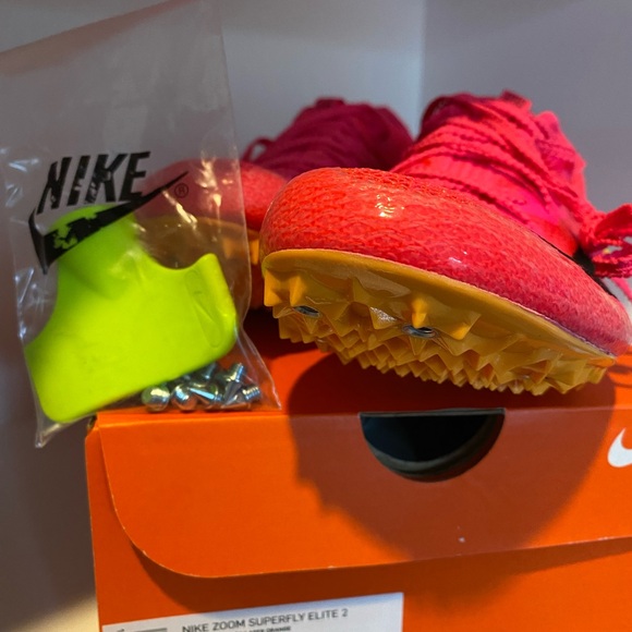 Nike Zoom Superfly Elite 2 sprinter spikes sz 8/9.5 New/never been worn - Picture 4 of 7